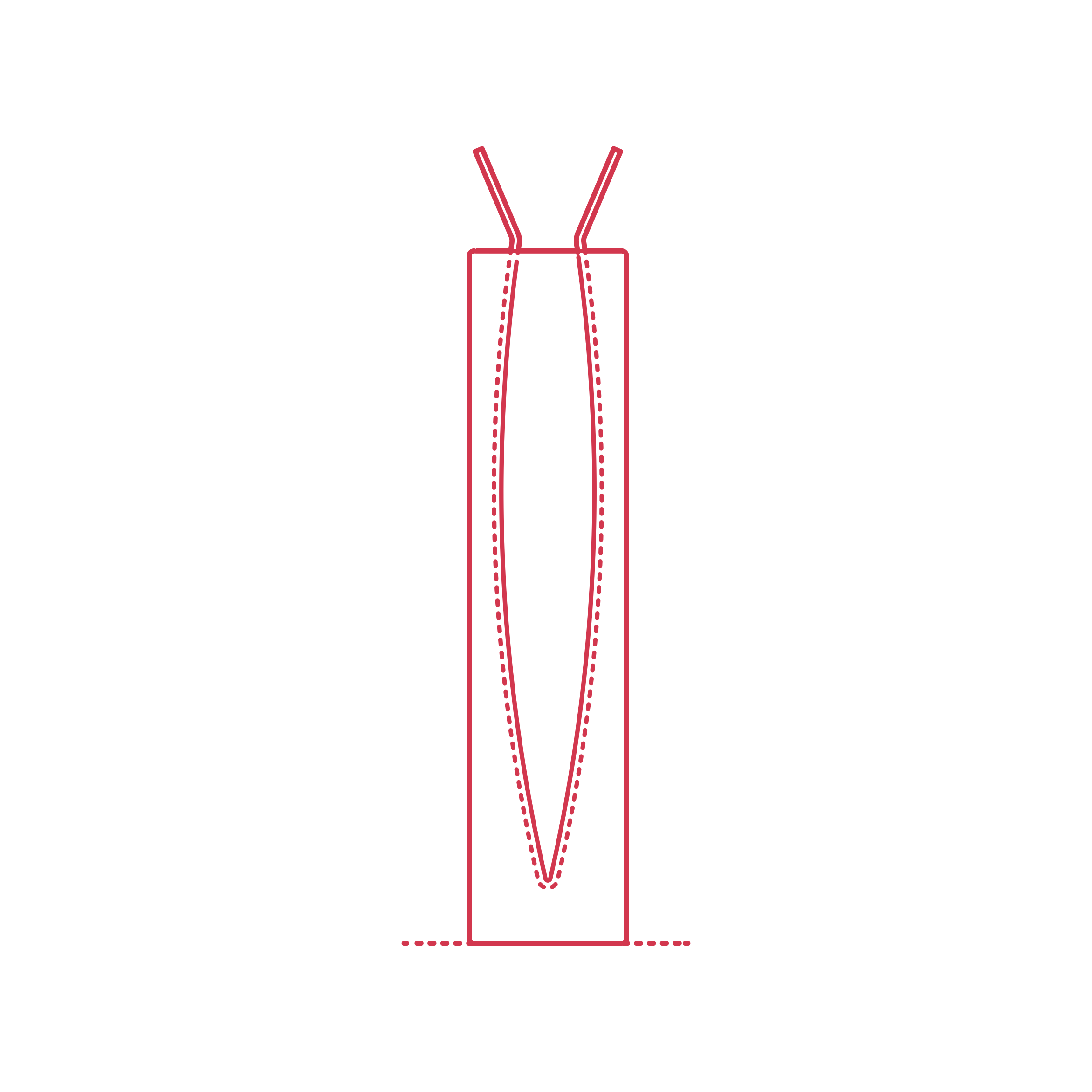 Objects Decorative Vases Glass Ribbon Vase Tall Outline Svg Vector Free Vectors
